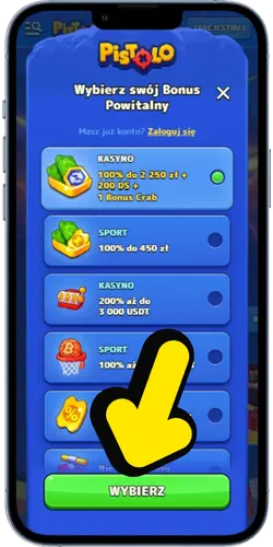 Pistolo Wybierz bonus